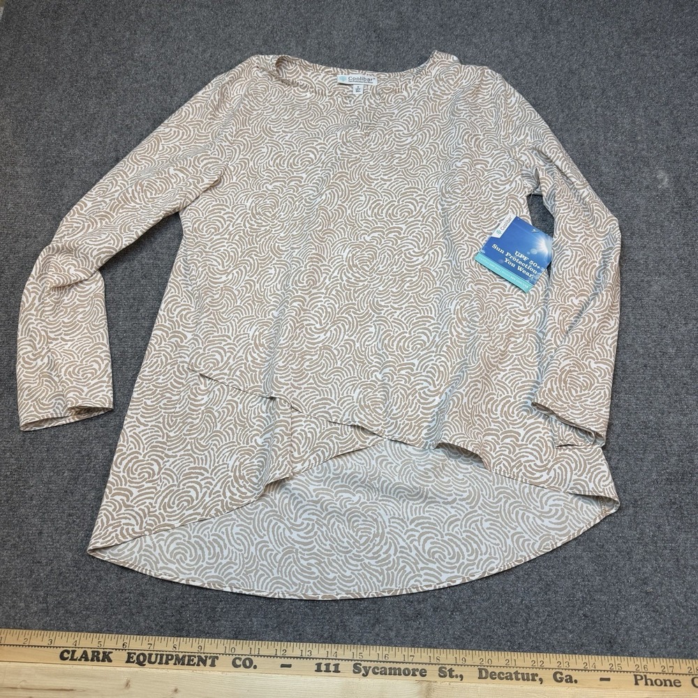 Coolibar Santa Barbara Tunic Small NWT UPF 50 + Sun protection Asymmetric Hem